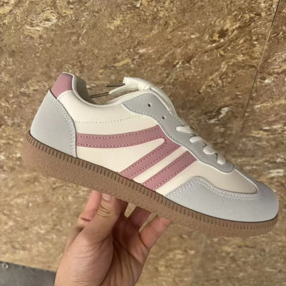Women’s Nova Retro Colorblock Sneakers – Casual Lightweight Comfort Trainers